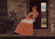 Winslow Homer Girls in reading Spain oil painting artist